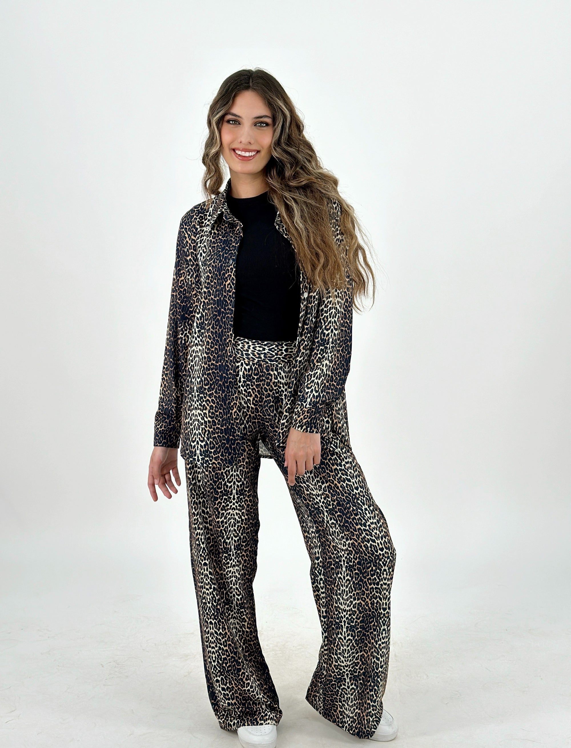 Wild Leopard Set Pants