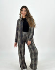 Wild Leopard Set Pants