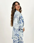 Blue Boho Set Shirts