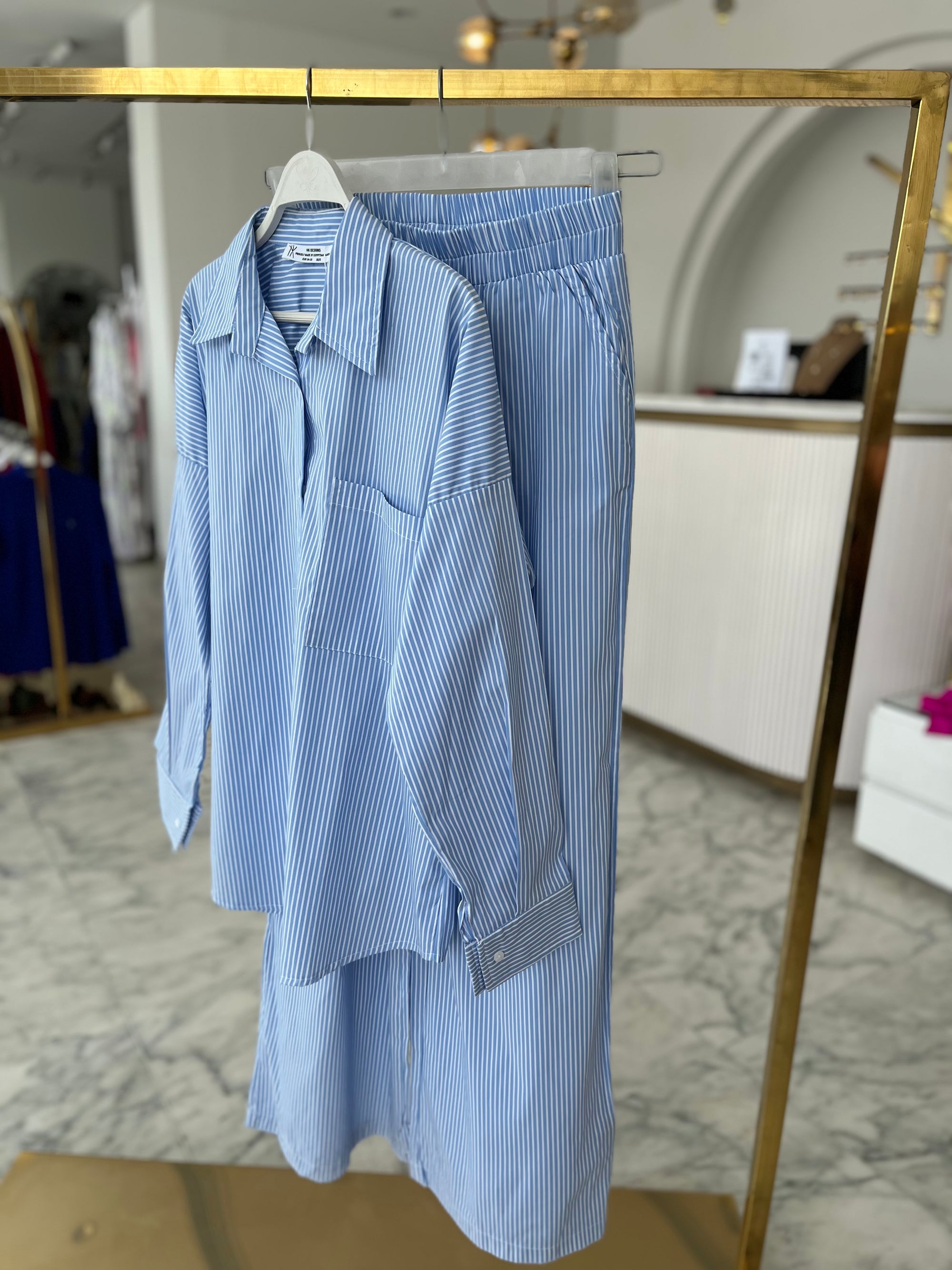 Summer Stripe Set Pants