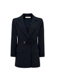 Fiore Stripe Long Blazer